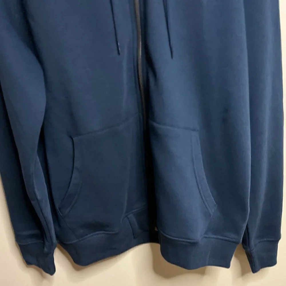 Religion BUDDHA ZIP HOODIE In Navy Blue Size XL